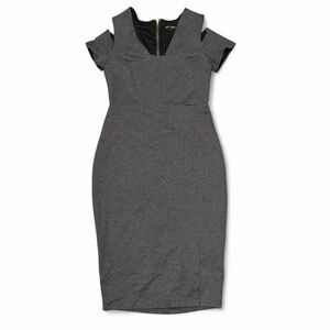 Gray Women's Dress EXPRESS Office Corporate Formal